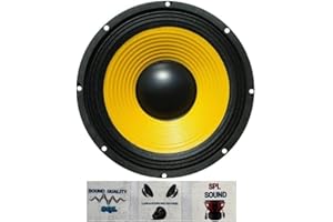 GK SOUND 1 WEB W-108 woofer da 25 cm 250 mm 10", da 75 watt rms e 150 watt max, con impedenza 8 ohm, sensibilità 88 db, per casa,1 pezzo + 3 sticker omaggio