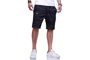 Tansozer Pantalones Cortos Hombre Verano Casual Shorts con Bolsillo