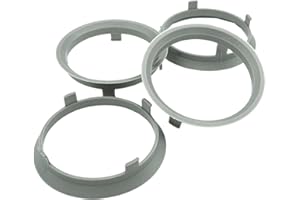 Felgenfactory - 4 anelli di centraggio 70,1 x 66,6 mm - grigio - compatibile con autovetture