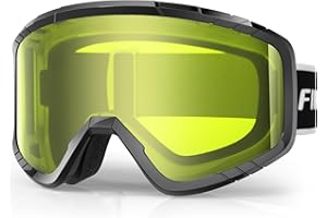 Findway Ski Goggles, Skiing Goggles For Snowboard Jet Snow, For Women Men Youth Teen OTG Over Helmet Compatible, Anti-fog 100% UV Protection, Anti-glare Ski Goggles