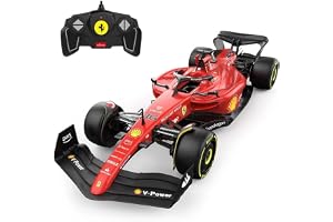 Ferrari F1 F1-75 RC-bil (1:18 skala) - 2022 Formel 1 fjärrstyrd bil Förare - Charles LeClerc + Carlos Sainz Kör för att överl