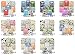 LittleBloom, Reusable Pocket Cloth Nappy, Fastener: Hook-Loop, Set of 8, Patterns 808, With 16 Microfibre Inserts, (see "Special Offers and Product Promotions" for Special Offers Detail)