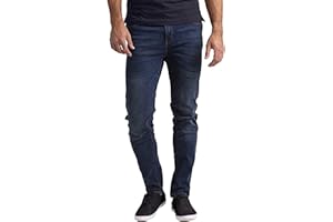 westAce Męskie dżinsy Flex Stretch Skinny Relaxed Slim Fit Casual All Waist Denim Pants