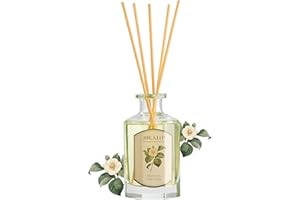 ‎AIRKEEP Airkeep Raumduft Tahitian Gardenia Duft, 180ml Reed Diffuser mit 8 Duftstäbchen，Raumerfrischer Für Badezimmer, Wohnung, Heimdekoration
