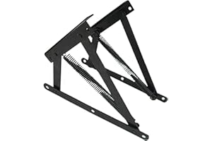 KAFENDA 1 Paar Bettkastenscharniere, Sofa scharnier, Scharniere für truhendeckel Aufbewahrung, Hubscharnier, Federmechanismus für Klappsessel und Betten mit Bettkästen