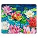 Produktbild thikin Blütenmuster Gaming Maus Pad mit non-slippery Boden - 24 * 20 cm für Frauen Damen mehrfarbig flower6