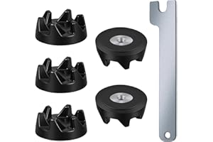 Alriedy 5 Stück Kupplung Ersatzteil für KitchenAid Mixer Kupplung 9704230,Passend Für KSB52, KSB5, 5KSB52, 5KSB5 Kitchen Aid Mixer Kupplung Werkzeug Für Blender Coupler Austausch