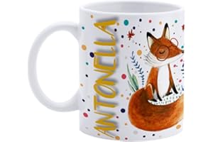 Paolo Chiari Tazza in Ceramica Caffè e Tè, Personalizzata con Nome, Idea Regalo Compleanno per Amici e Familiari, Certificata per Alimenti, Adatta al Microonde, Made in Italy (Antonella)