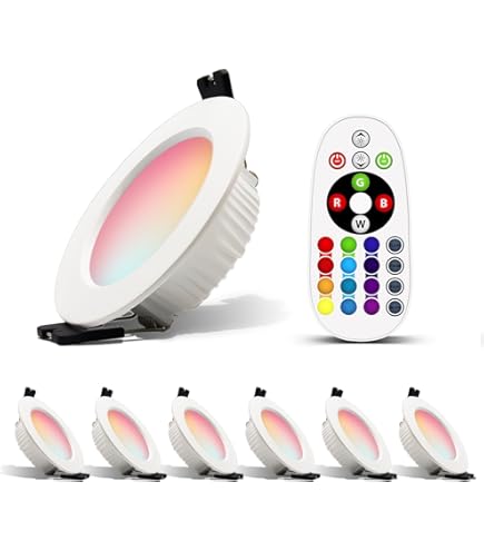 da LIGHT led-inbouwspot, 230 V, plat, 5 W, stralende led