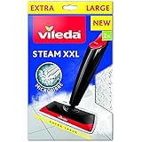 Vileda XXL 2 Panni Ricambio Bianchi, piastra larga 40 cm, Tessuto in microfibra progettato per sciogliere sporco, grasso e so