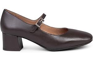 miMaO. Zapatos de Piel con Pulsera. Merceditas de tacón para Mujer. Hechos en España