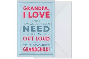Jam And Toast Father's Day Card For Grandpa, Humorous Grandpa Father's Day Card, From Your Favourite Grandchild, Emotional Rescue, 159x235 Multi, FDW713