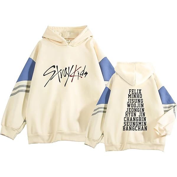 Stray Kids Qaedtls Kpop Hoodie Off The Shoulder Sweater Hyunjin
