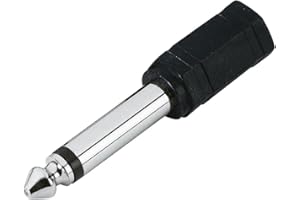 BLUEMUSIC Adam Hall - Adaptateur Jack 3,5 mm mono femelle vers Jack 6,35 mm mono mâle