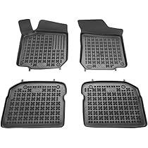 Muchkey Coche Alfombrillas Para Seat Ateca 2000-2024 Moqueta A Medida Alfombras Noir Rouge