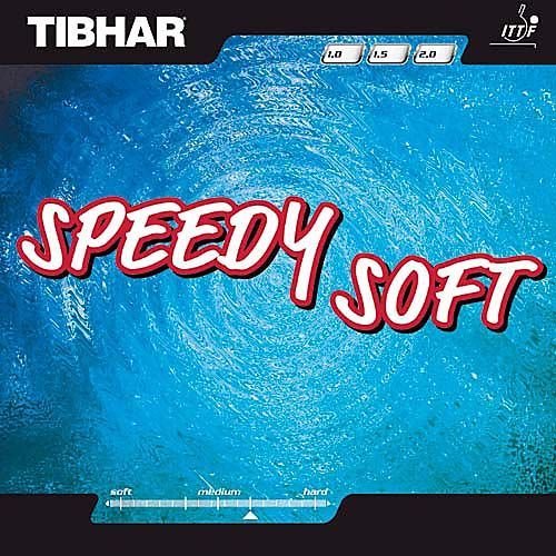 Tibhar Speedy Soft Pad, options d' 2,0 mm, rouge