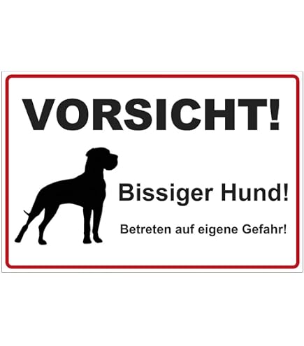 Warnschild 'Achtung Freilaufender Hund' – 45x30cm, Hartschaum/Alu, UV-beständig, Mit Bohrlöchern