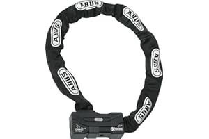 ABUS Combinazione di lucchetto e catena Granit Extreme Plus 59 - Lucchetto per moto con catena esagonale da 12 mm - Livello di sicurezza 20 - Lunghezza catena 170 cm