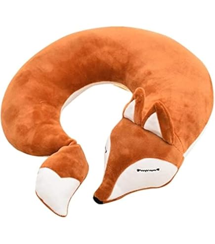 Almohada Cervical De Viaje Snoopy & Woodstock | Cómoda Para Coche, Avión Y Hogar | Tamaño 35x30 Cm