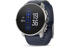 SUUNTO 9 Peak Montre Connectée Sport Homme Femme, 80+ Sports, Tracker d'Activités GPS, Smartwatch Intelligent Soins de Santé 24/7, Cardiofréquencemètre, Altimètre, Baromètre, 14 Jours d'Autonomie