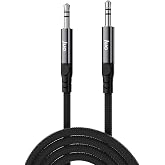 Juo Stereo 3.5mm TRS Jack &Ouml;rg&uuml;l&uuml; Aux Ses Kablosu 2 Metre