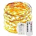 Produktbild Battery Operated 33FT 100 LED Fairy Lights, Remote Control 8 Modes Dimmable Waterproof Copper Wire LED String Lights with Timer for Indoor Outdoor Garden Patio Christmas Decoration (Warm white)
