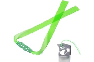 ‎ZETTERRANK ZETTERRANK® 10 Stück Premium Steinschleuder Gummi,Ersatzgummi für Zwille Slingshot,Zwille Gummi Band Für Schleuder. (0.8mm)