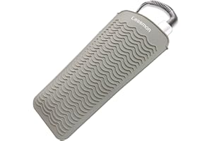 LESSMON Heat Resistant Silicone Mat Pouch for Curling Irons, Hair Straightener, Flat Irons, and Other Hot Hair Tools, Height 28.5cm & Width 14cm, Grey