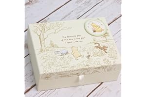 THE GIFT EXPERIENCE Disney Classic Pooh Heritage Keepsake Box | From our Disney range of gifts comes this lovely Winnie The Pooh Keepsake Box with lots of fabulous compartments inside it