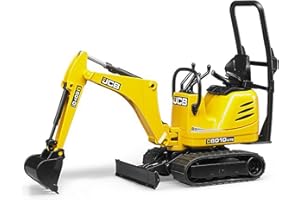 bruder 62003 - Micro-pelle JCB 8010 Cts - 1:16 Chantier, Véhicule de chantier, Pelle à godet, Mini-pelle, bworld, Machine de chantier, Jouet