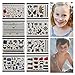 Produktbild Twink Designs temporären Tattoos für Kinder - 166 Tattoos auf 8 Blatt Party Favors Geburtstag Party Supplies und Goodie Bags - 8 Seiten des metallischen temporäre Tattoos - für Jungen und Mädchen