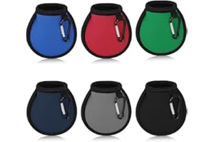 AYESY Bolsa de Limpieza de Pelotas de Golf,Doblemente Impermeable Bolsas de Limpieza de Golf con Hebillas Negras, Portátiles Accesorios de Limpieza de Golf Regalos para Hombres