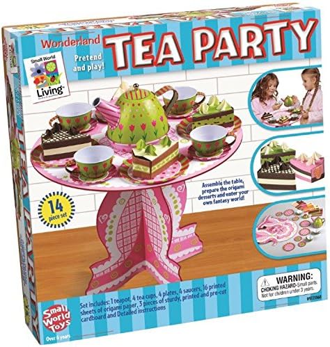 Top Quality Pretend Create Your Own Origami Wonderland Tea Party - Fairy Tale Fun - Play &amp; Construct Set Ideal Present Gift for Christmas Xmas Stocking Filler Birthday Easter or Treat Reward or Pocket Money Idea Toys &amp; Games Age 5+ Girl Girls Child Children Kids