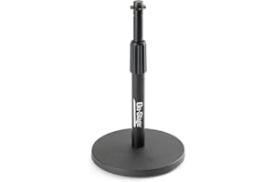 ONSTAGE Soporte ajustable de mesa, para micrófono, negro