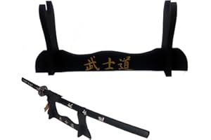 Shop SoftAir Da Tavolo o Pavimento Katana Présentoir de Table, Bois, Noir