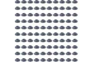 Fudeshe 100 Pieces Mushrooms Self Healing Injection Ports,20mm Vial Rubber Stoppers Mushroom,Self Healing Injection Ports for Glass Vial and Liquid Culture Jars