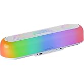 Mars Gaming MSB-Orb, Portable Speaker + Sound Bar 20W, Orbilight RGB Lighting 360&ordm;, Soundbar with Triple Driver System, Gamin