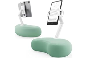 SAIJI Supporto per tablet Kindle, compatibile con Kindle da 4,7"-15,6", telefoni, tablet, iPad, monitor portatili, supporto per tablet regolabile a 360° per letto con braccio flessibile a doppio asse