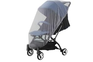 AWINKER Gris Azul Mosquitera Carrito Bebe Universal Antimosquitos Bebe Carro