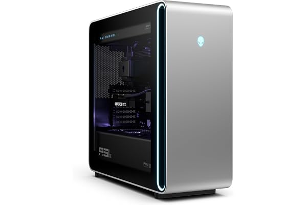 Alienware Gaming Desktop Intel Core Ultra 9-285K, 32 GB DDR5 RAM, 2 TB SSD, NVIDIA GeForce RTX 5080 16 GB GDDR7, Windows 11 Home - Lunar Silver