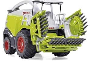 Siku 1993, Claas Sieczkarnia do kukurydzy, 1:50, Metal,Tworzywo sztuczne, Zielona, Rozkładana rura wysypu zboża