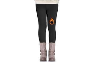 Nlieanuc Leggins Invernali Bambina Elastici Pantaloni Termici Bambine e Ragazze 4-12 Anni Leggins Felpato Bambina Abbigliamento