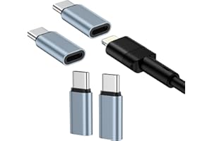 KIGPOZI 4 Stück Lightning auf USB C Adapter für iPhone17/17 Pro Max/ 16/16 Pro Max/16 Plus/15, Typ C auf Lightning Adapter mit Schnell lade für Samsung Galaxy S25 Edge/S24, Nicht für Audio/Kopfhörer/OTG