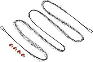 PATIKIL senersättning med nockpunkter för AMO-strängar, traditionell långbåge, recurve-bågsträng