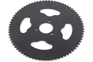 Nimomo Kettenrad T8F 74T Zahn 35MM Stahl Kettenrad Stabiles Motorrad Ersatzzubehör für Motorrad Motard Bike