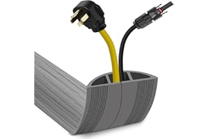 JAHOMFAI Passe Cable Sol Cache Cable Sol Auto-Adhésif 1M Cache Cable Sol Facile à Couper pour la Maison, Le Bureau, l'École, Les Concerts