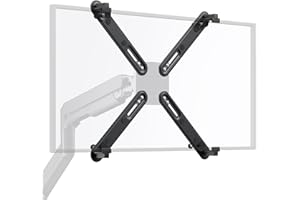 IMTKOTW Nicht-VESA Adapter für 17“- 32“ Zoll Monitore Ohne Löcher Hinten, VESA Adapter für Monitor Halterung mit VESA 75x75 bis 100x100 mm, Max. Belastung 10kg