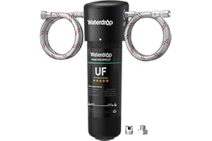 ‎WATERDROP Waterdrop 10UA-UF Water Filter 0.01μm Ultra Under Sink Filtration, Reduces Lead, Chlorine, Bad Taste & Odours, 11000 Gallons, Direct Connection to Kitchen Faucet