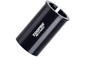 WASAGA Adapter do siodełka rowerowego, stop aluminium adapter do rury rowerowej 22,2/25,4/27,2/31,6/33,9 mm do 25,4/27,2/28,6/30,4/30,8/31,6/33,9/34,9 mm do rowerów MTB, miejskich lub wyścigowych