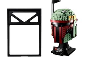 Brickify - 2 x Präsentationsständer für Lego-Helm-Serie, Wandhalterung für Lego Darth Vader – Captain Rex – Mandalorianischer Helm – Handschuh-Serie | kompatibel mit allen Helmserien (2)